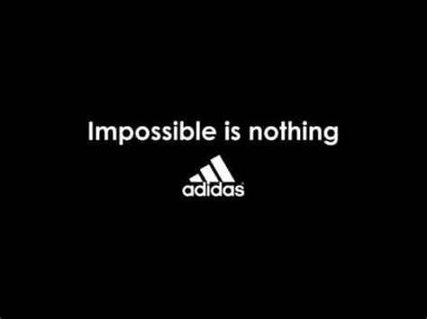 impossible is nothing adidas